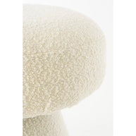 Poef Paddenstoel - H46 x Ø49 cm - Off White