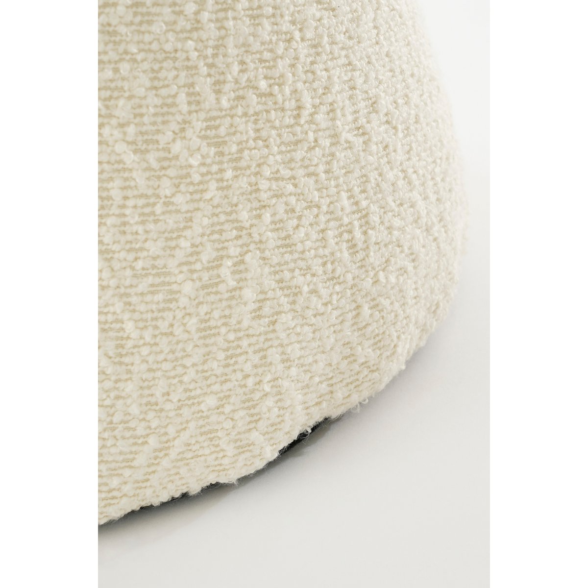 Poef Paddenstoel - H46 x Ø49 cm - Off White