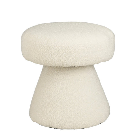 Poef Paddenstoel - H46 x Ø49 cm - Off White