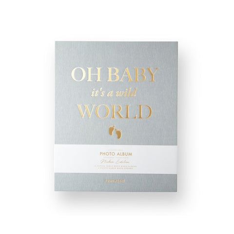 Printworks Fotoalbum - Baby it's a Wild World - Grijs