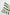 Rissy Zitzak - L140 x B95 x H95 cm - Groen, Wit