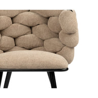 Rockchair bruin gevlochten stoel (set van 2)
