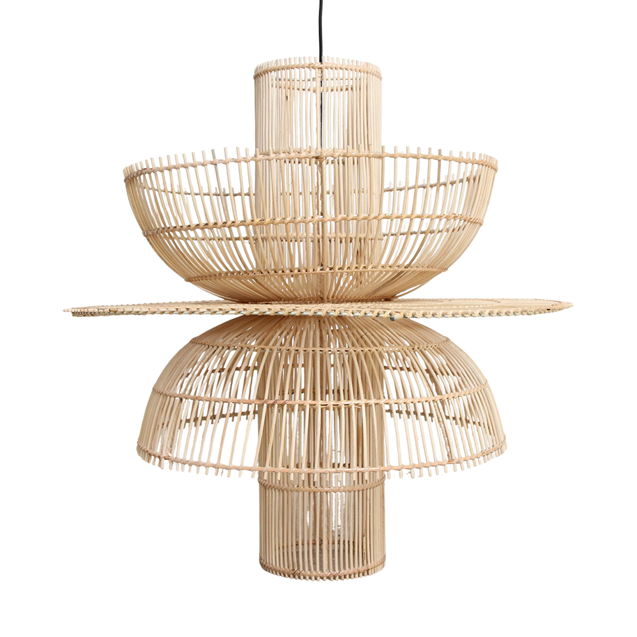 Saturn rotan chique hanglamp