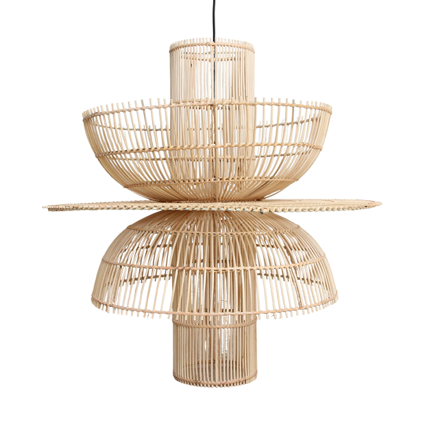 Saturn rotan chique hanglamp