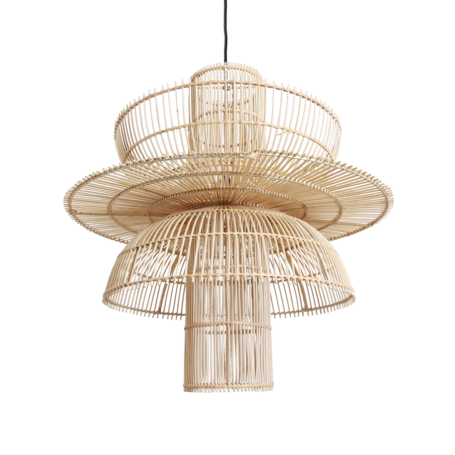 Saturn rotan chique hanglamp