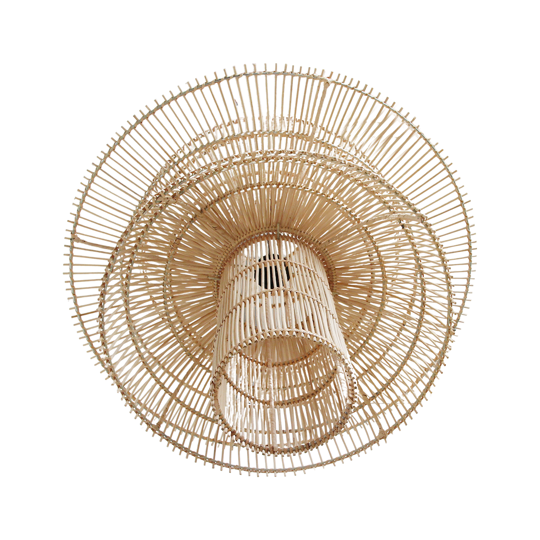 Saturn rotan chique hanglamp