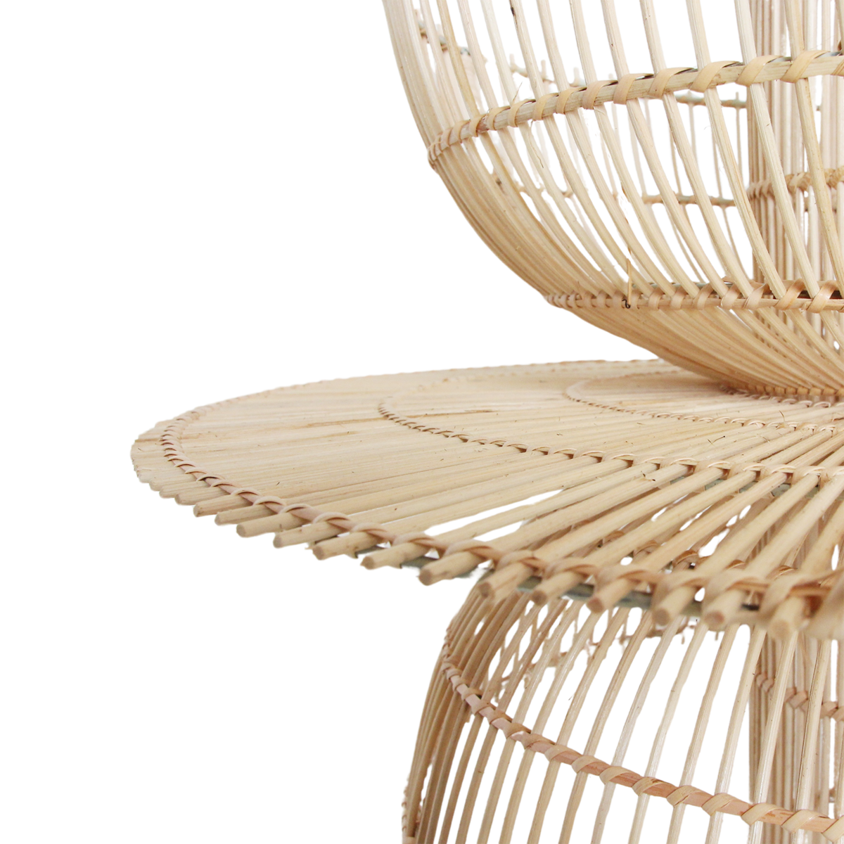 Saturn rotan chique hanglamp