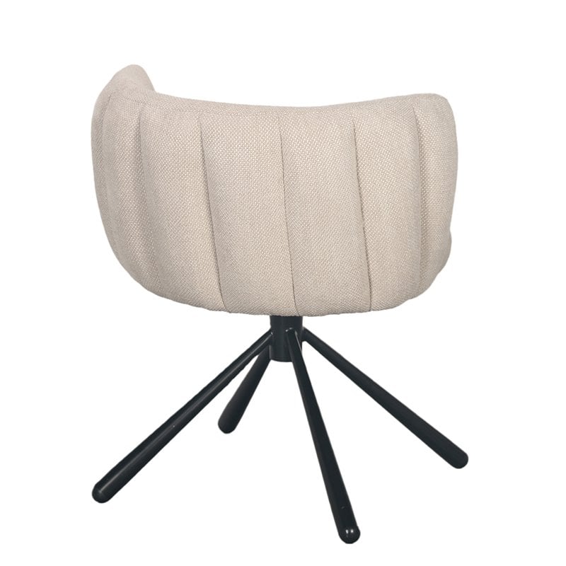 Schelp Draaistoel Beige Pole to Pole 