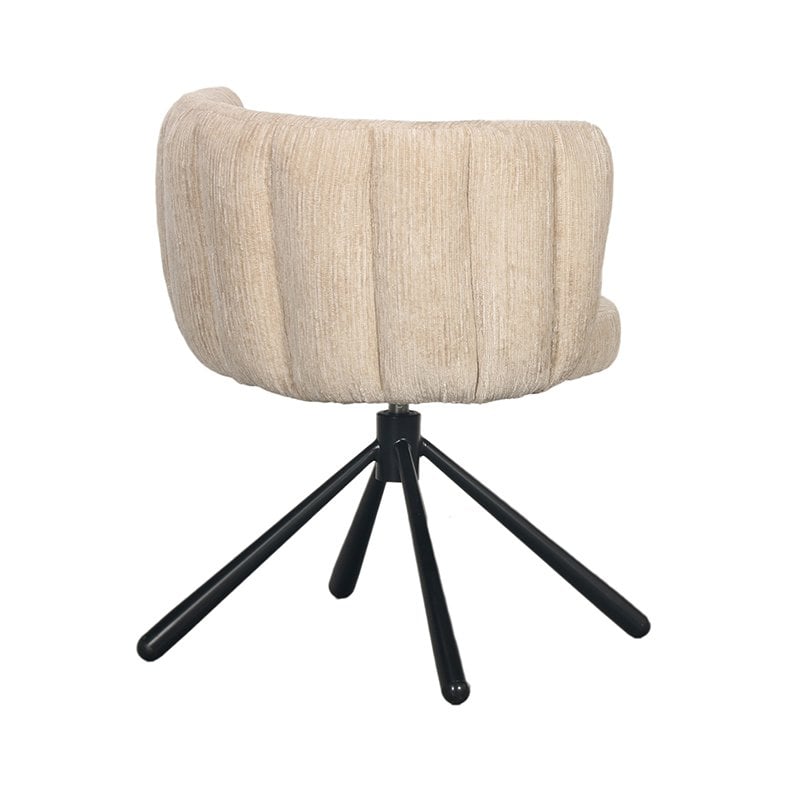 Schelp Draaistoel Naturel Pole to Pole 