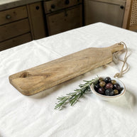 Serveerplank Heart mangohout 50 cm