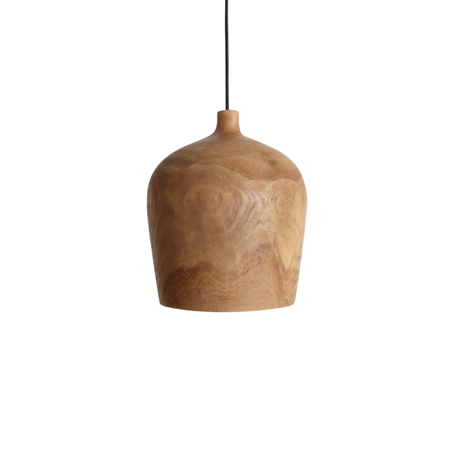 Sirocco houten hanglamp Bottle teak
