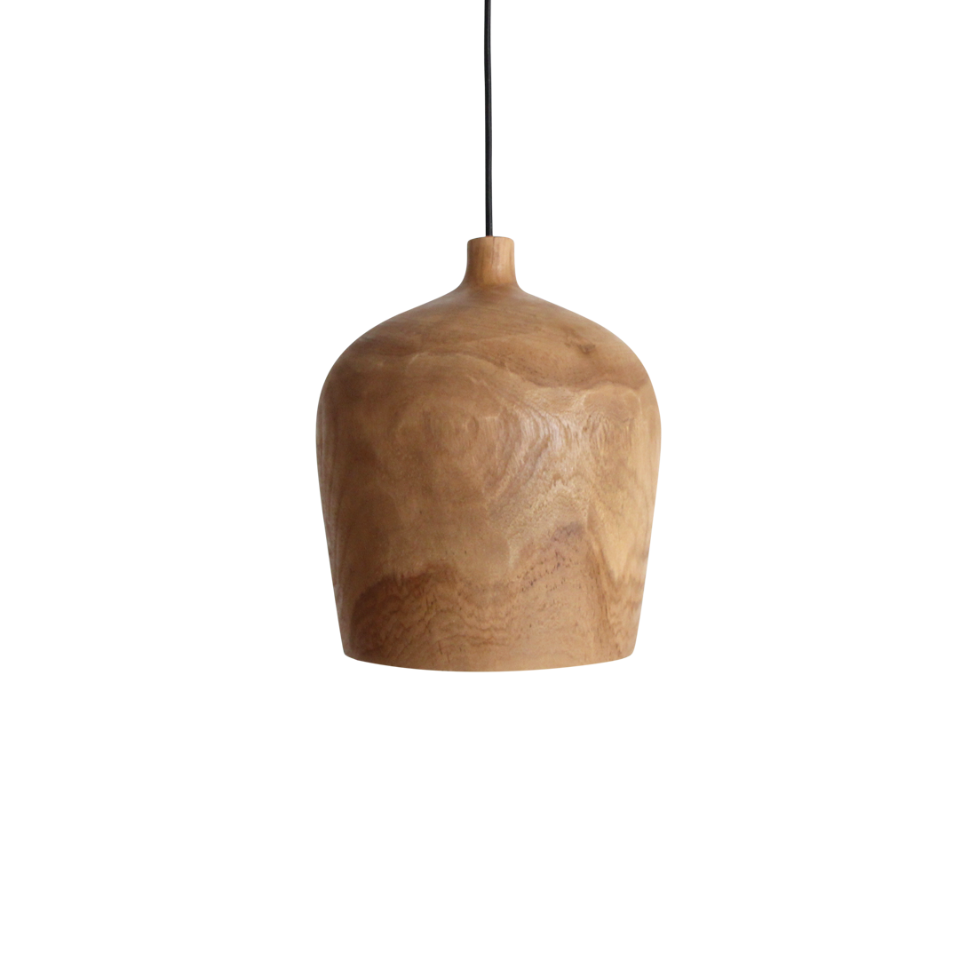 Sirocco houten hanglamp Bottle teak