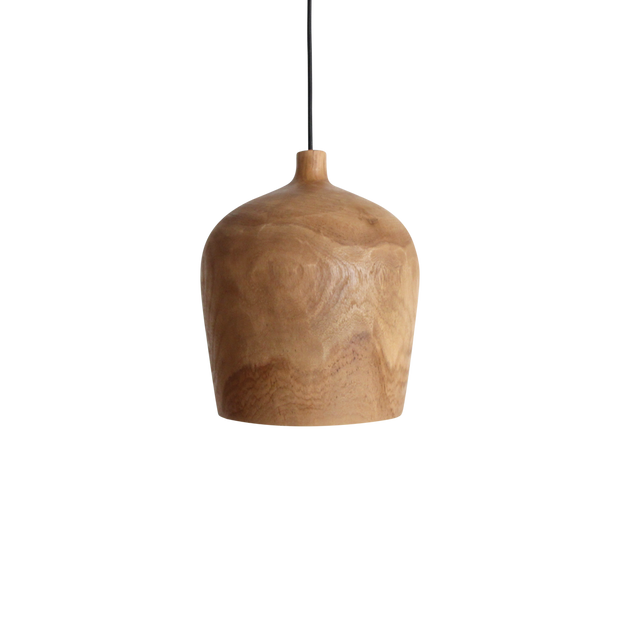 Sirocco houten hanglamp Bottle teak