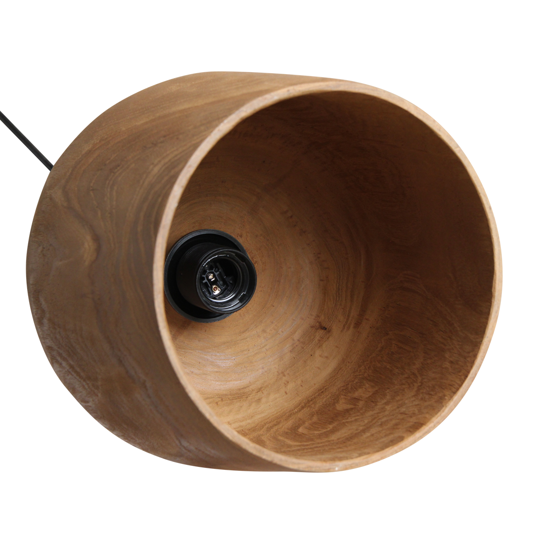 Sirocco houten hanglamp Bottle teak
