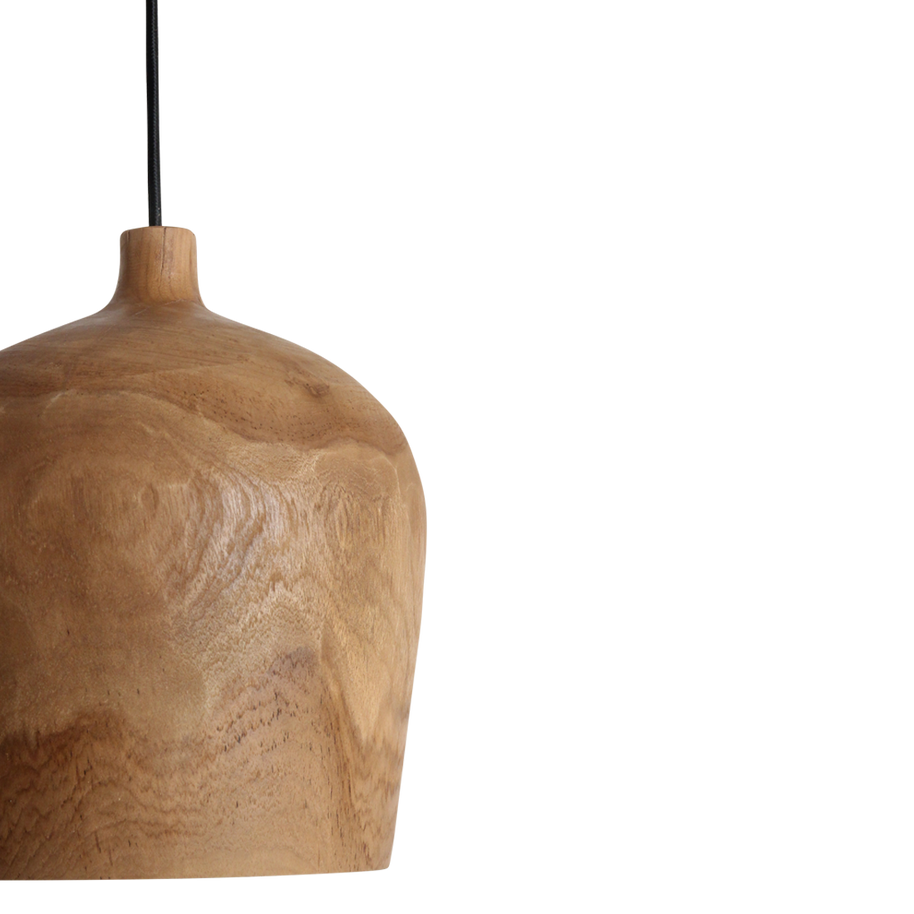 Sirocco houten hanglamp Bottle teak