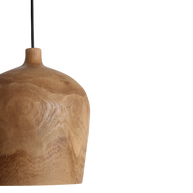 Sirocco houten hanglamp Bottle teak