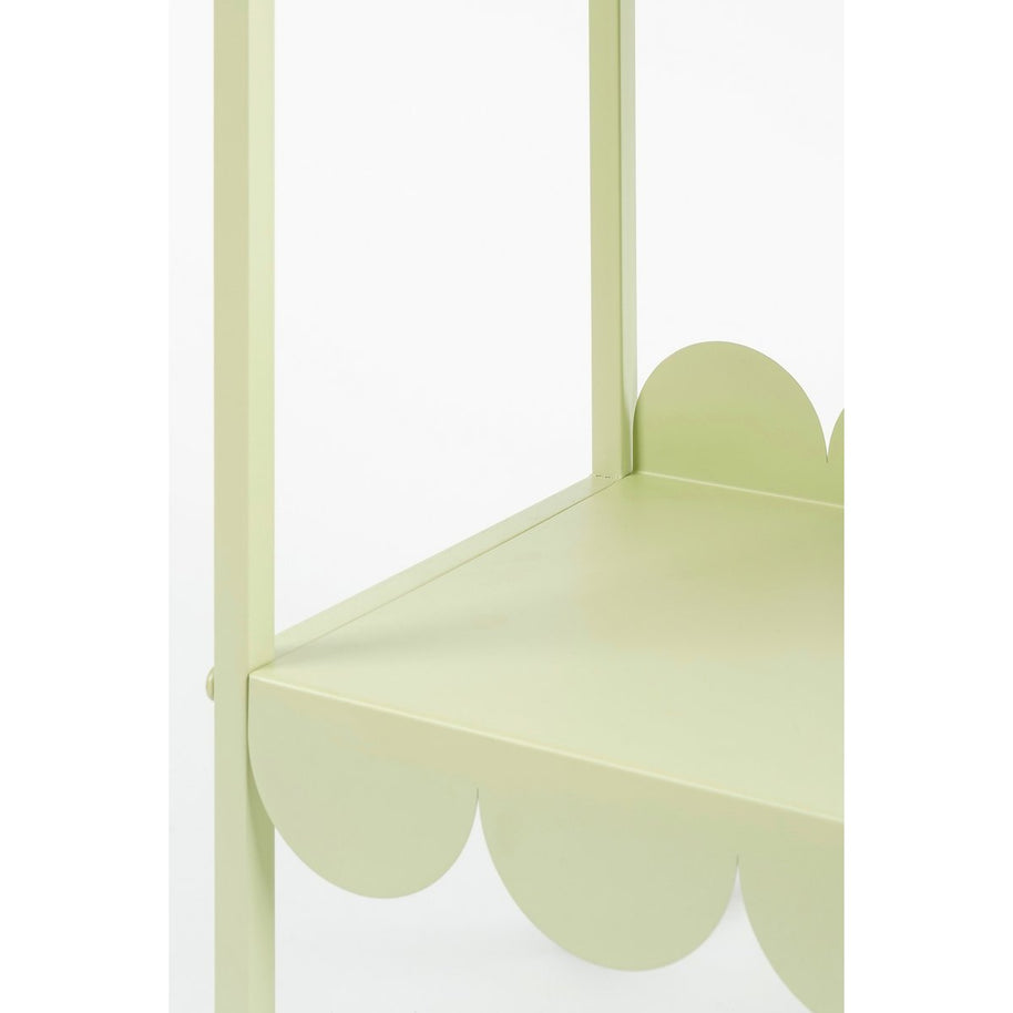 Steffano Plantentafel op Wielen - Metaal - Lichtgroen
