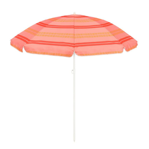 Stripe Strandparasol - H180 x Ø160 cm - Lichtroze