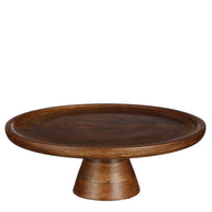 Tallo Taartplateau 100% FSC Mangohout - Donkerbruin