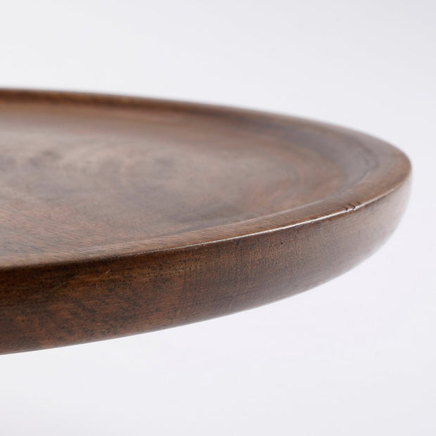 Tallo Taartplateau 100% FSC Mangohout - Donkerbruin