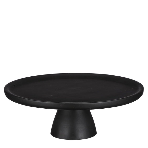 Tallo Taartplateau 100% FSC Mangohout - Zwart