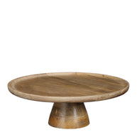 Tallo Taartplateau 100% FSC Mangohout - lichtbruin