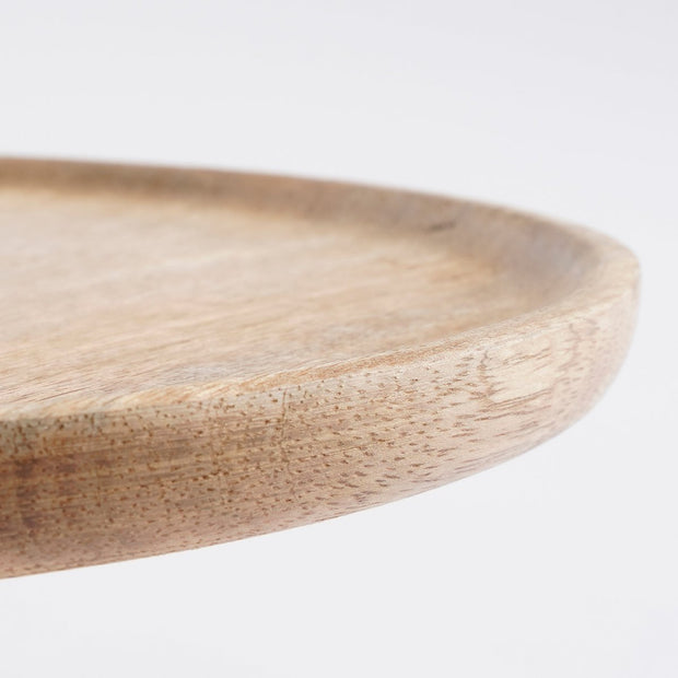 Tallo Taartplateau 100% FSC Mangohout - lichtbruin