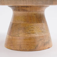 Tallo Taartplateau 100% FSC Mangohout - lichtbruin