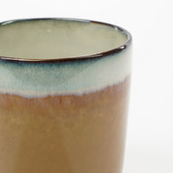Tanzi mok - 300 ml - Keramiek - Beige, Bruin, Groen, Donkerblauw 1