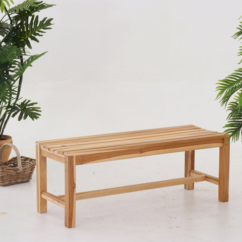Tuinbank, 120 cm, teak hout 
