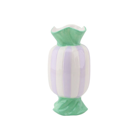 Vaas - Toffee Candy - Mint/Lila - 9,5x9,5x21cm