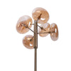 Vloerlamp Orion metaal en glas H 165 cm