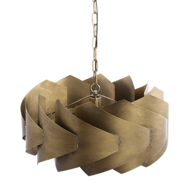 PTMD Hanglamp Arix Messingkleurig 52 cm